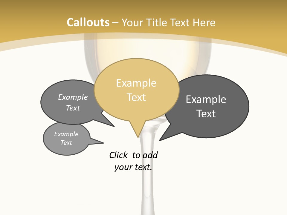 Bubble Cabernet Concept PowerPoint Template