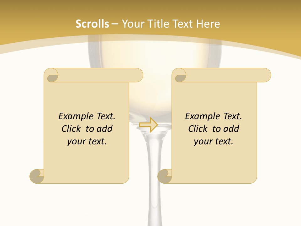 Bubble Cabernet Concept PowerPoint Template