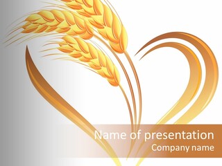 Cereal Nature Fresh PowerPoint Template