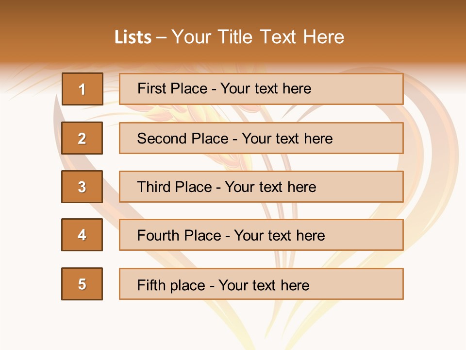 Cereal Nature Fresh PowerPoint Template