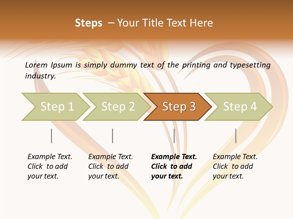 Cereal Nature Fresh PowerPoint Template