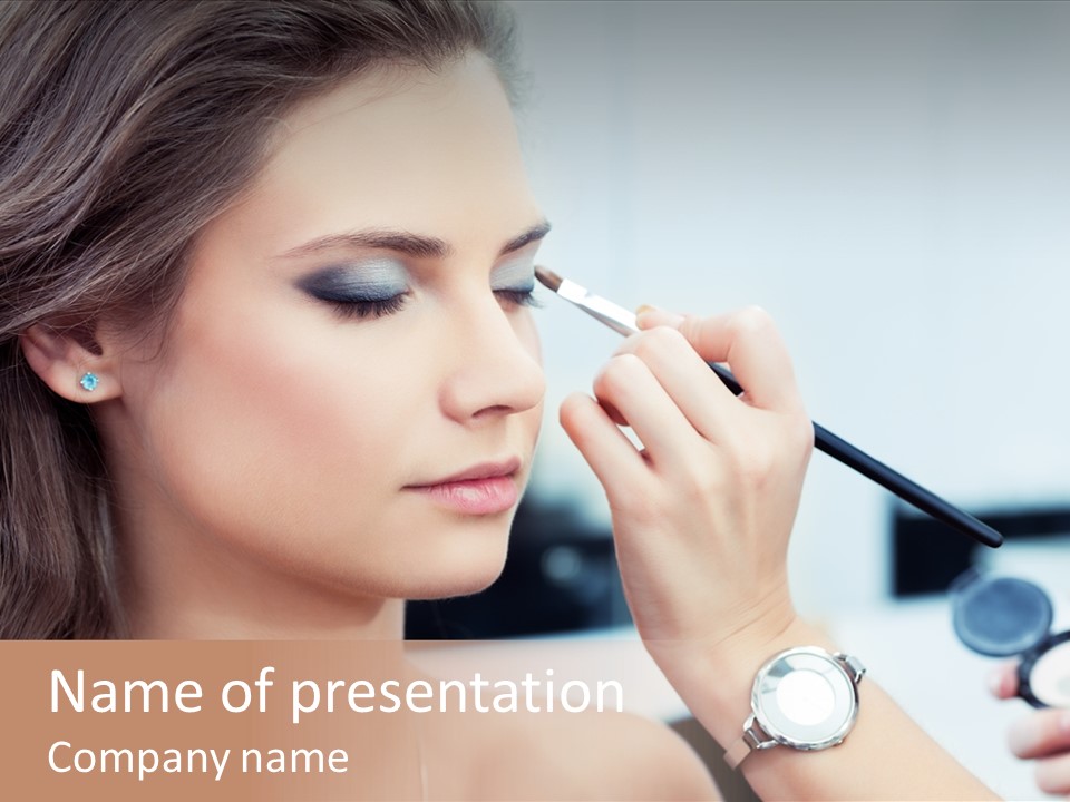 Beautiful Femininity Case PowerPoint Template