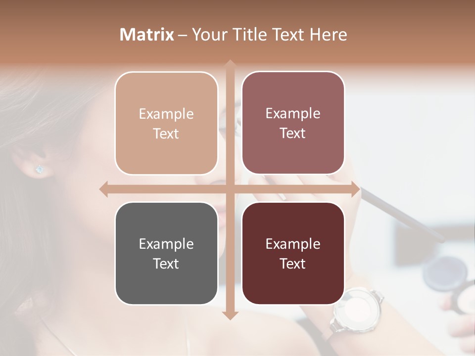 Beautiful Femininity Case PowerPoint Template