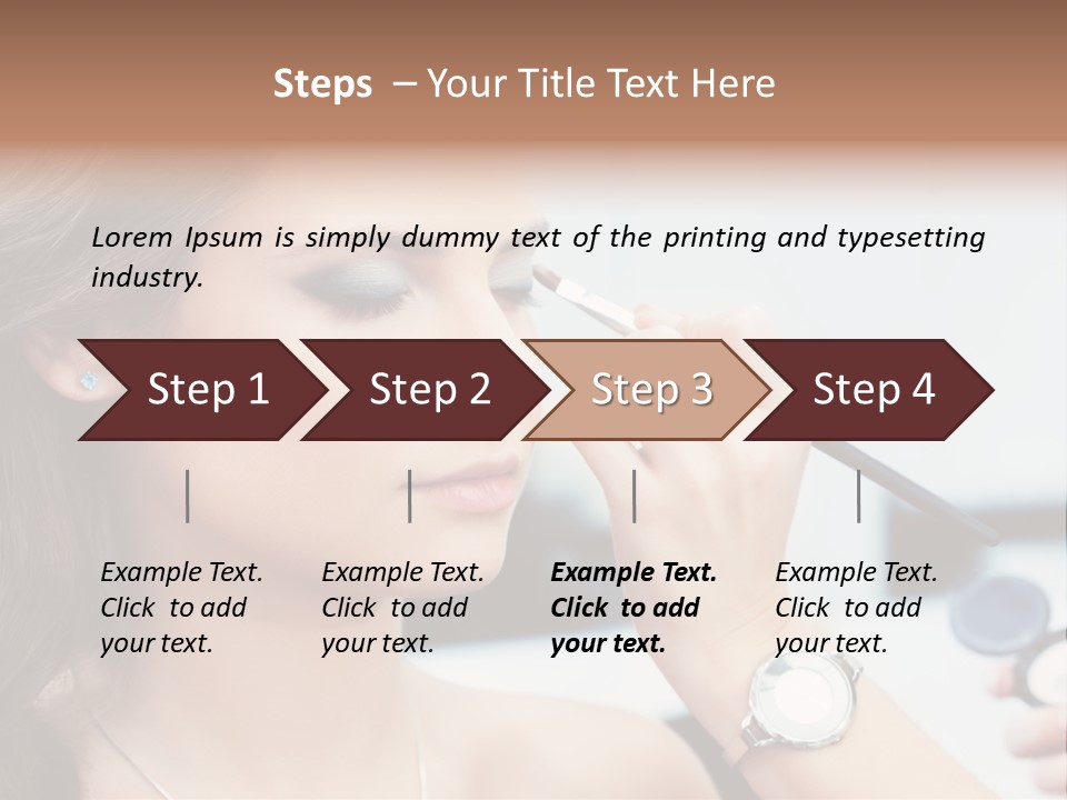 Beautiful Femininity Case PowerPoint Template