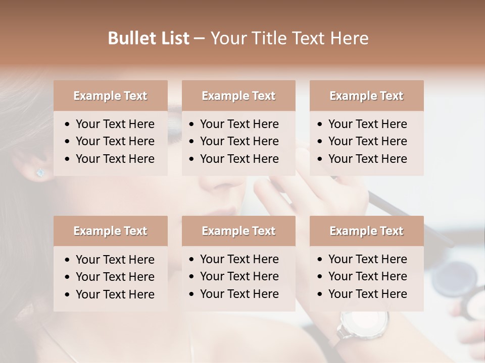 Beautiful Femininity Case PowerPoint Template