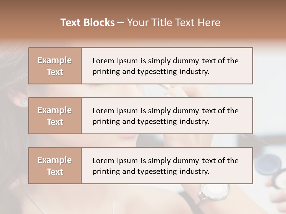 Beautiful Femininity Case PowerPoint Template