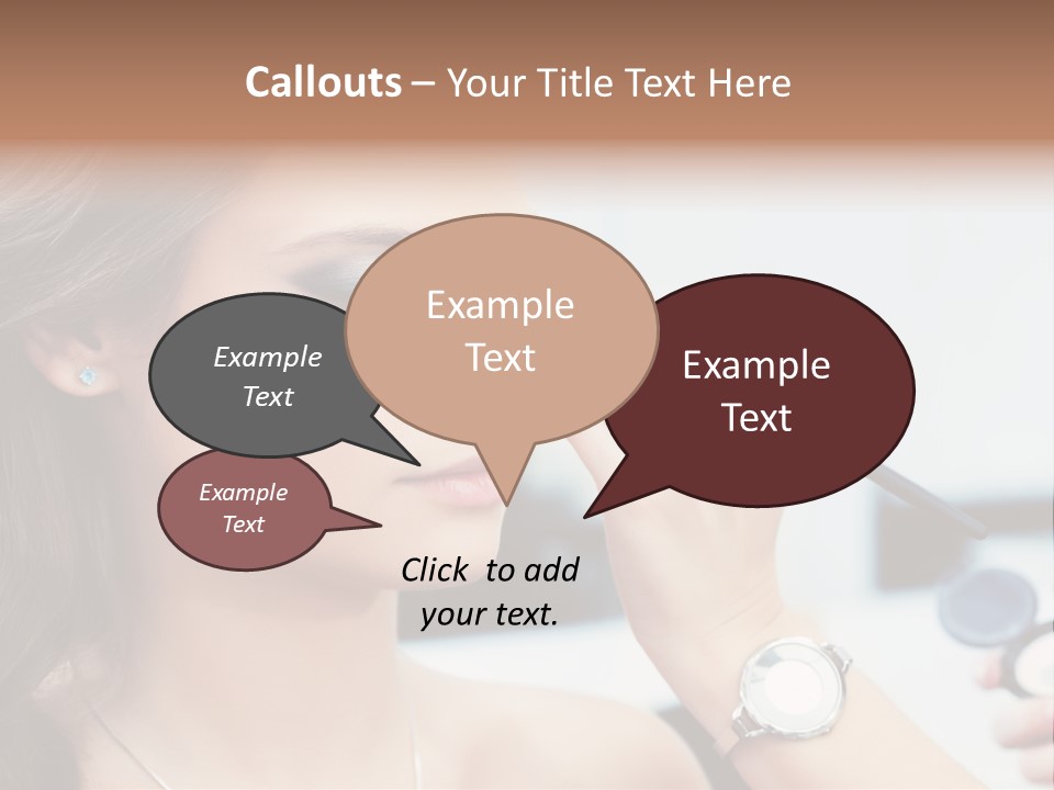 Beautiful Femininity Case PowerPoint Template