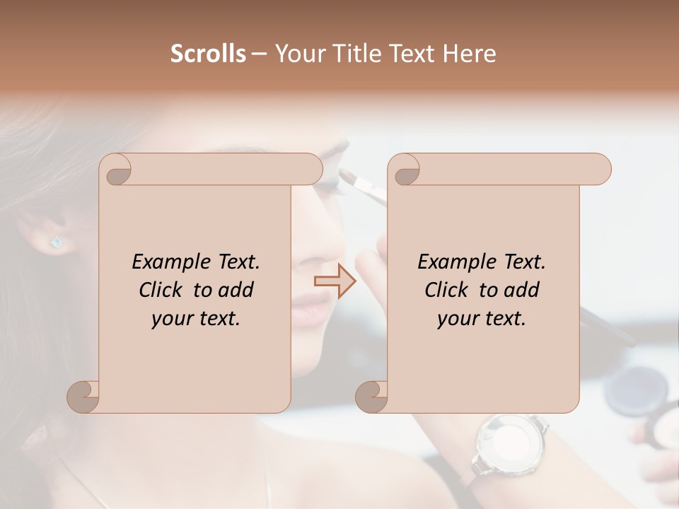Beautiful Femininity Case PowerPoint Template