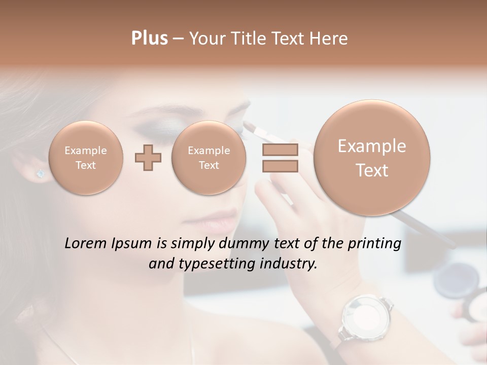 Beautiful Femininity Case PowerPoint Template