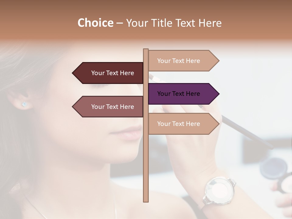 Beautiful Femininity Case PowerPoint Template