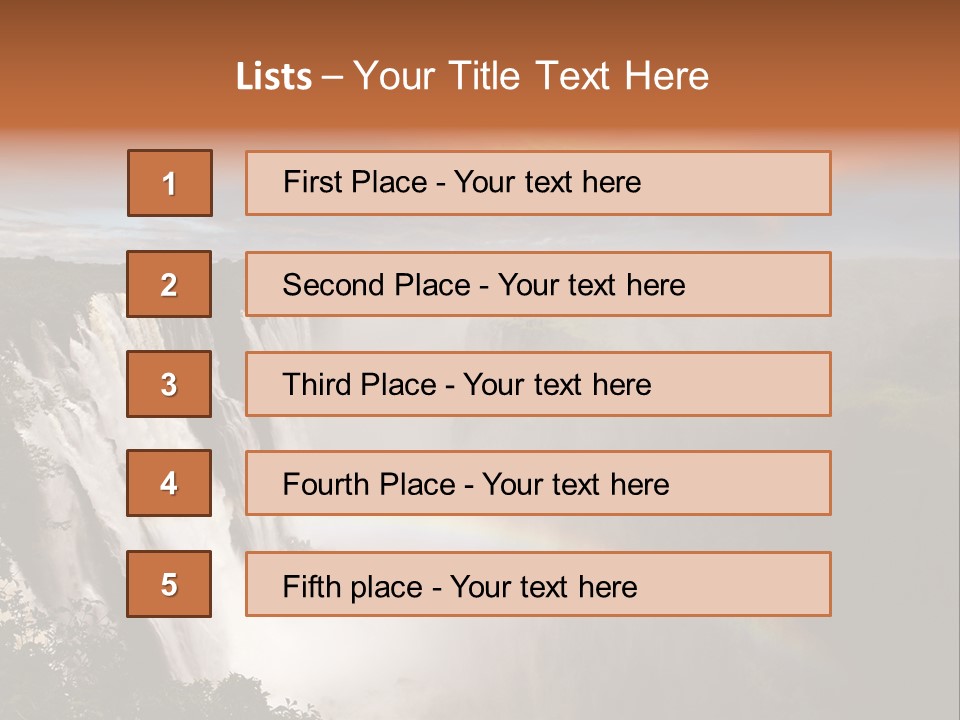 Nature Tourism Postcard PowerPoint Template