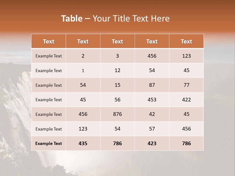 Nature Tourism Postcard PowerPoint Template