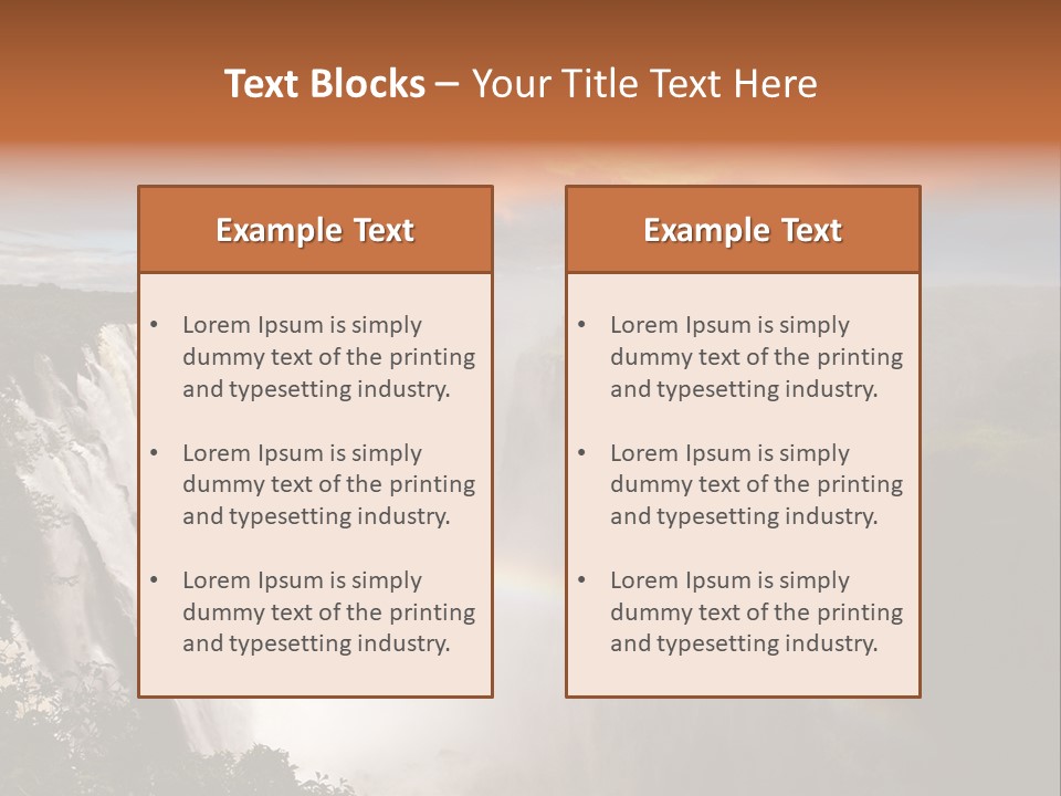 Nature Tourism Postcard PowerPoint Template