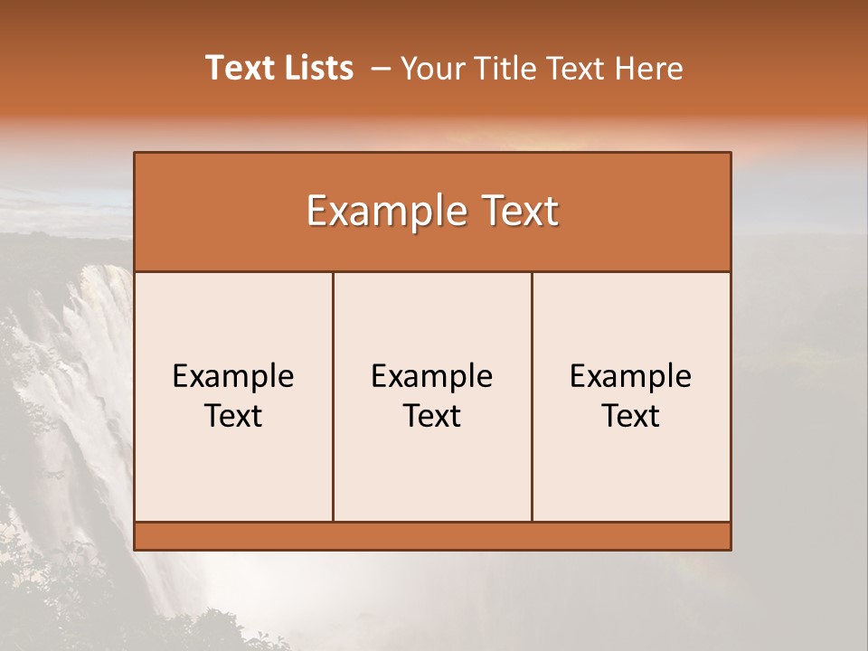 Nature Tourism Postcard PowerPoint Template
