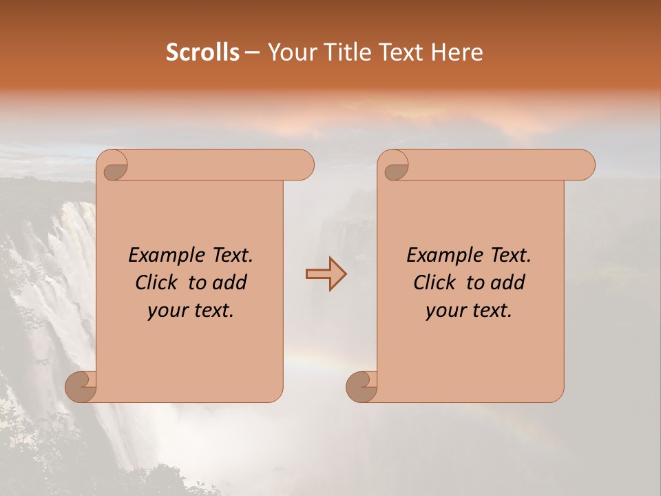 Nature Tourism Postcard PowerPoint Template