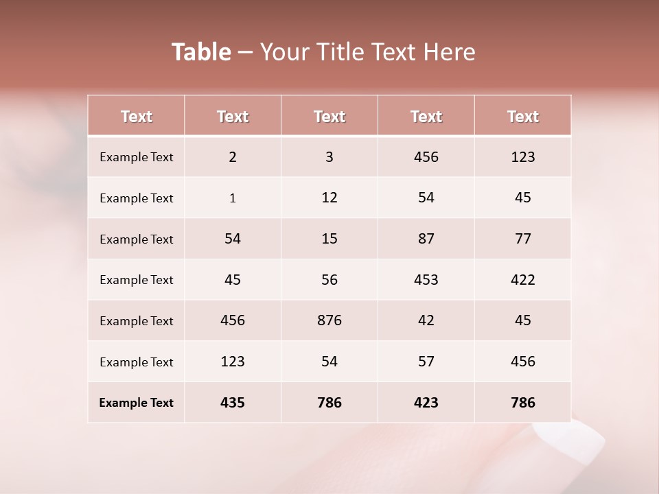 A Close Up Of A Person's Eye With A Contact Lens PowerPoint Template