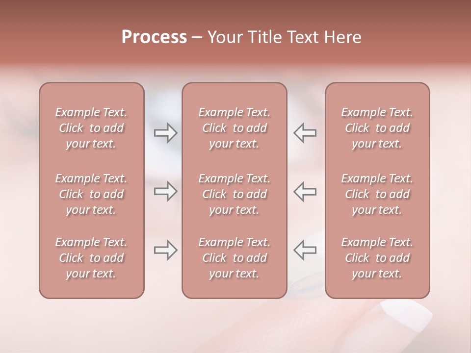 A Close Up Of A Person's Eye With A Contact Lens PowerPoint Template