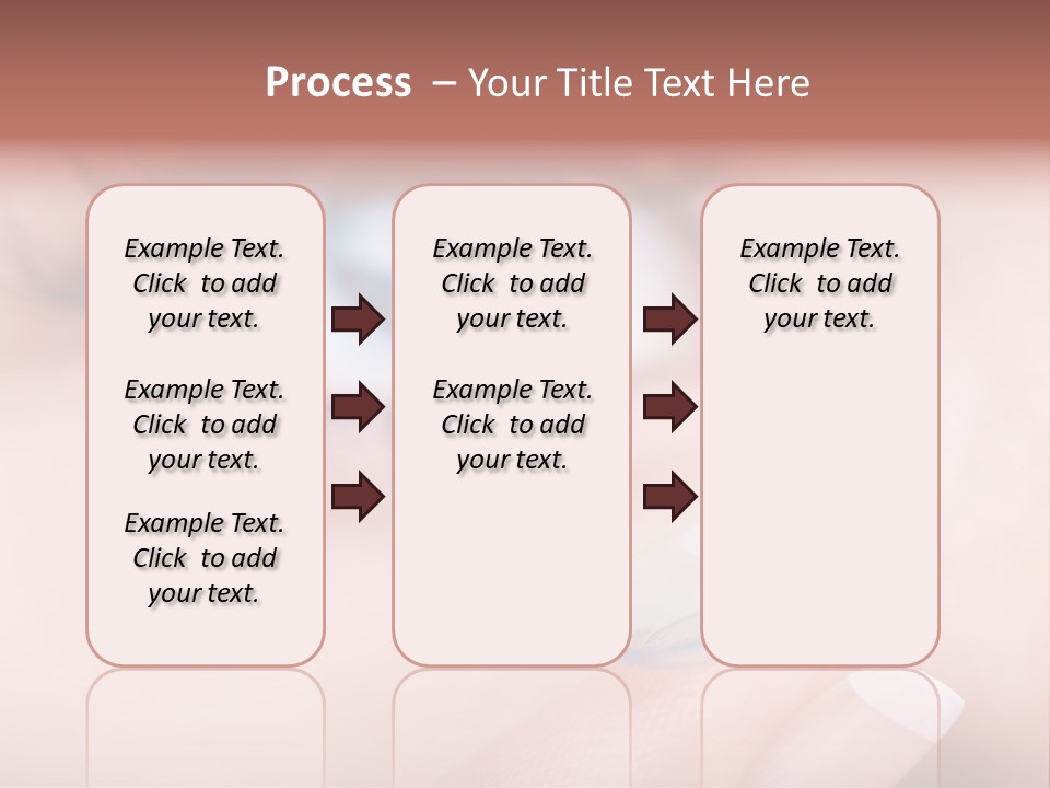 A Close Up Of A Person's Eye With A Contact Lens PowerPoint Template