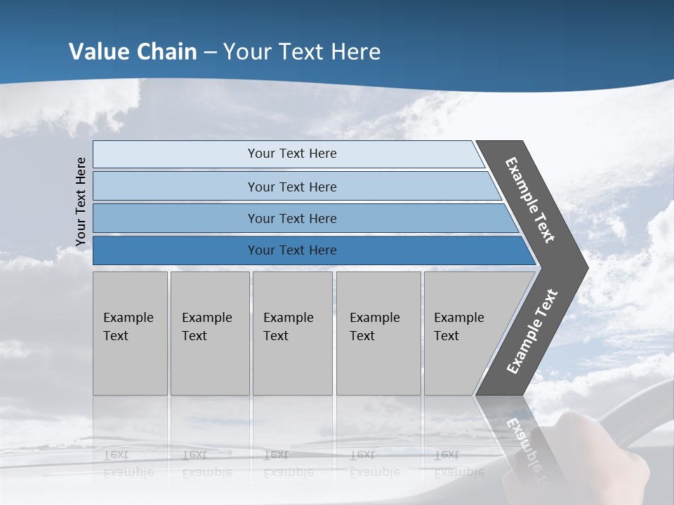 Holding Transport Sky PowerPoint Template
