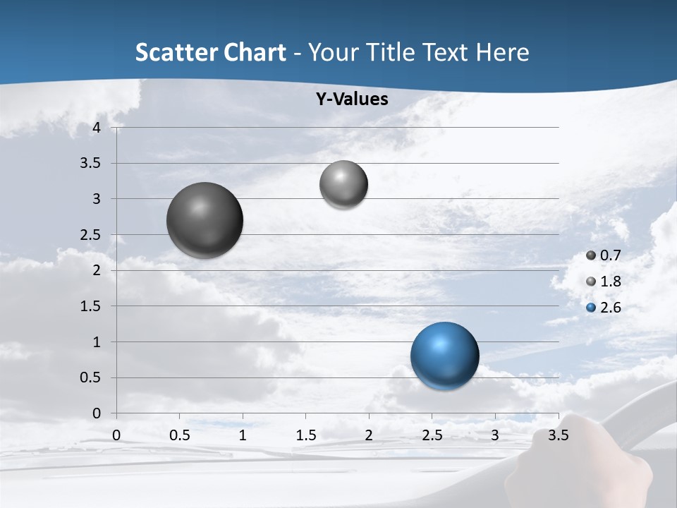 Holding Transport Sky PowerPoint Template