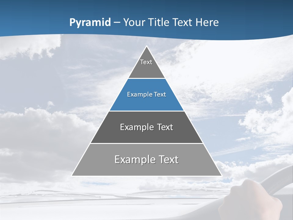 Holding Transport Sky PowerPoint Template