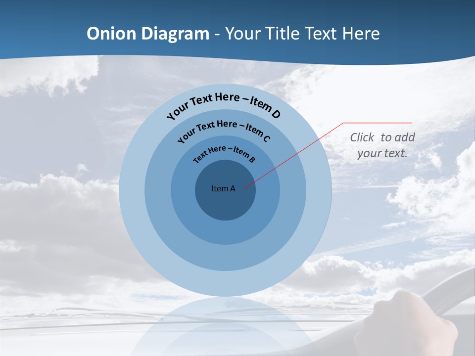 Holding Transport Sky PowerPoint Template