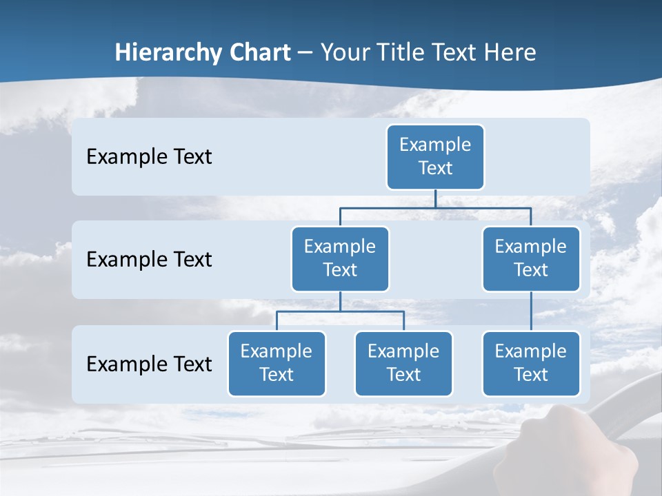 Holding Transport Sky PowerPoint Template