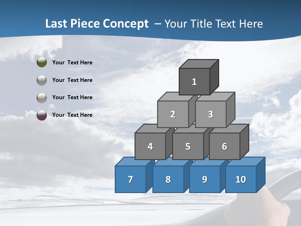 Holding Transport Sky PowerPoint Template