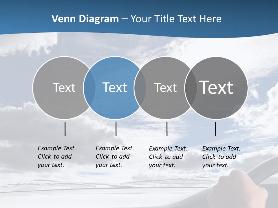 Holding Transport Sky PowerPoint Template
