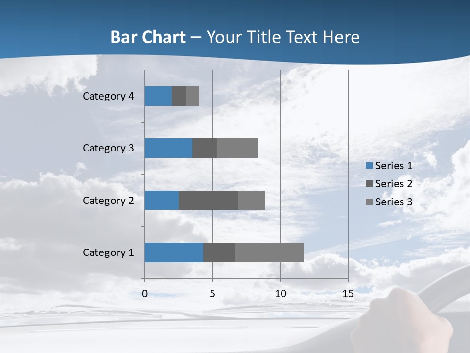 Holding Transport Sky PowerPoint Template