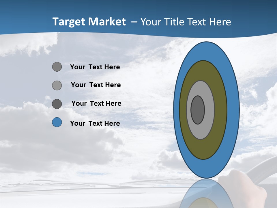 Holding Transport Sky PowerPoint Template