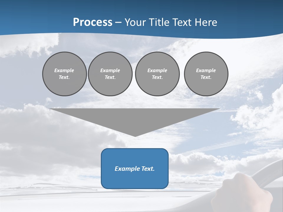 Holding Transport Sky PowerPoint Template