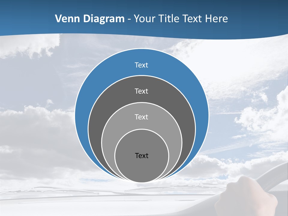 Holding Transport Sky PowerPoint Template