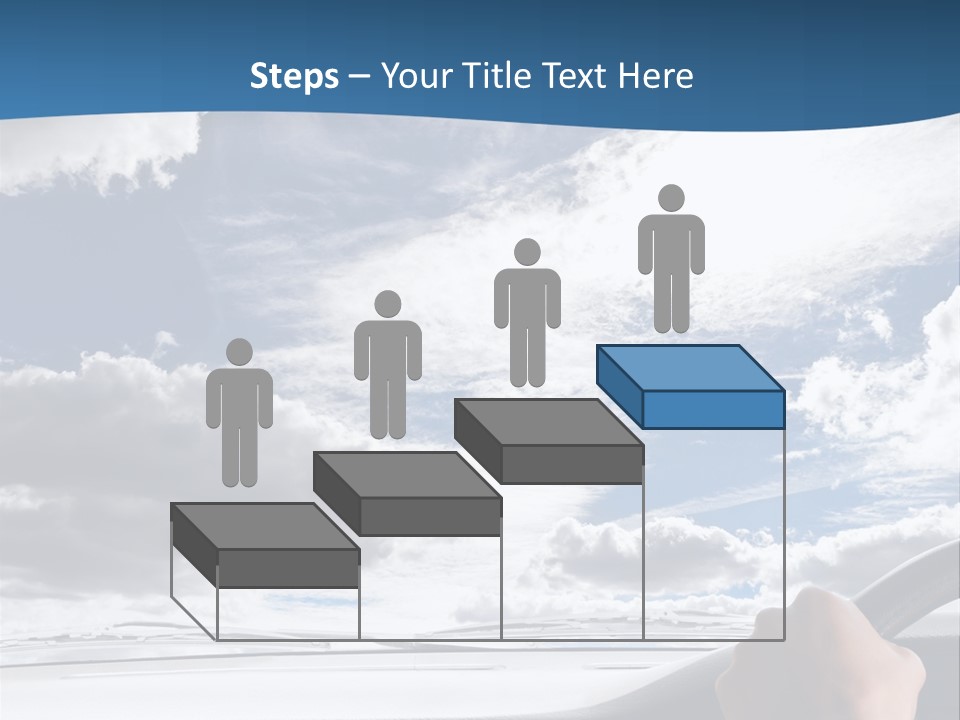 Holding Transport Sky PowerPoint Template