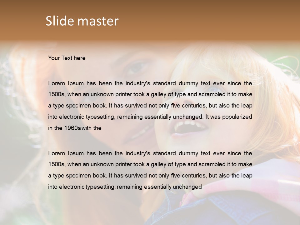 Cuddling Looking Hugging PowerPoint Template