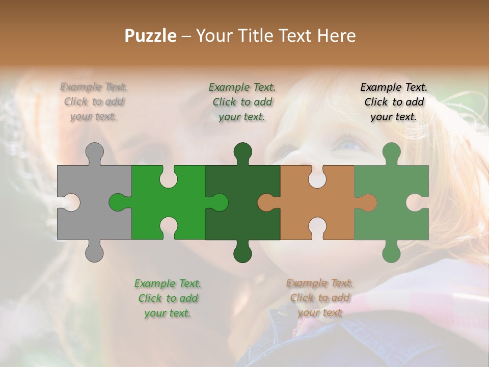 Cuddling Looking Hugging PowerPoint Template