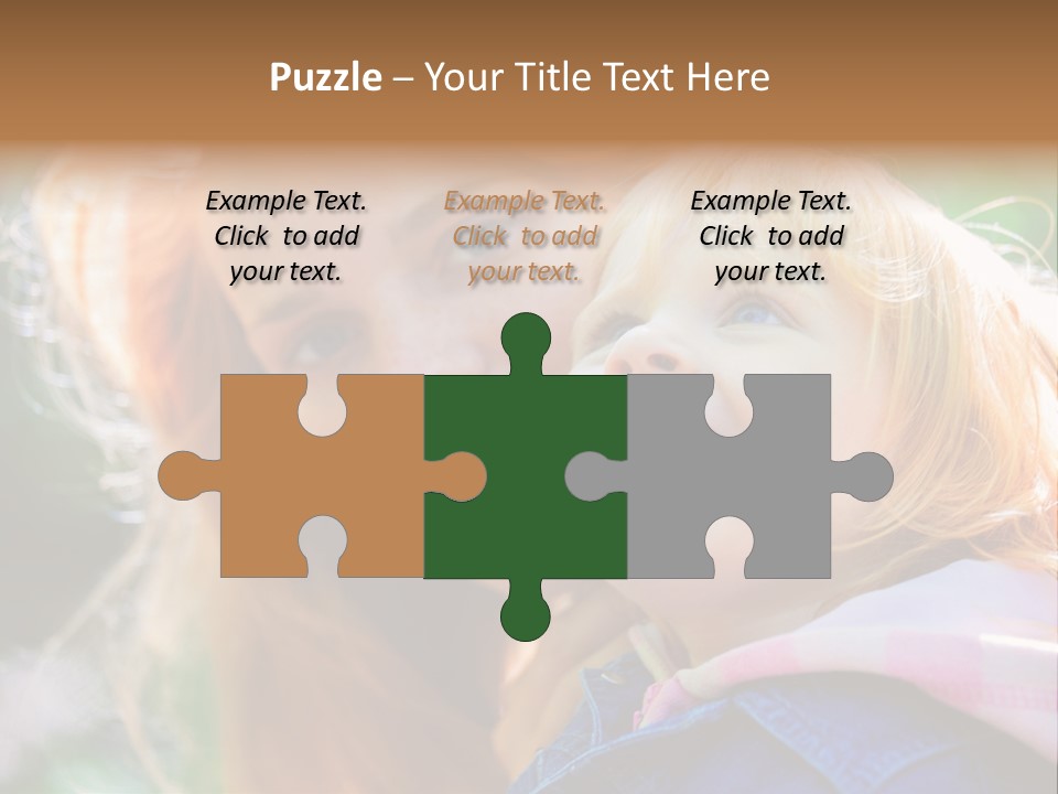 Cuddling Looking Hugging PowerPoint Template