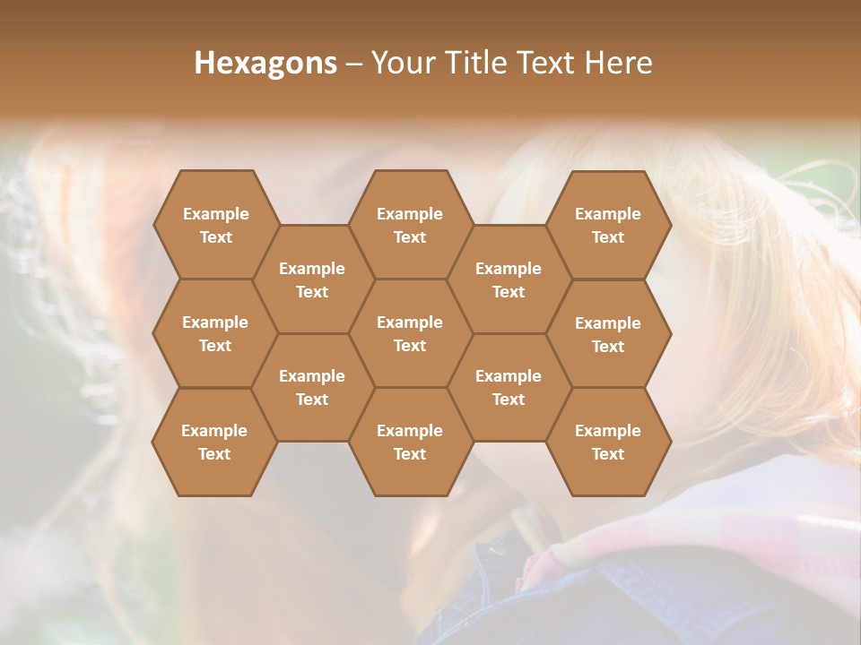 Cuddling Looking Hugging PowerPoint Template