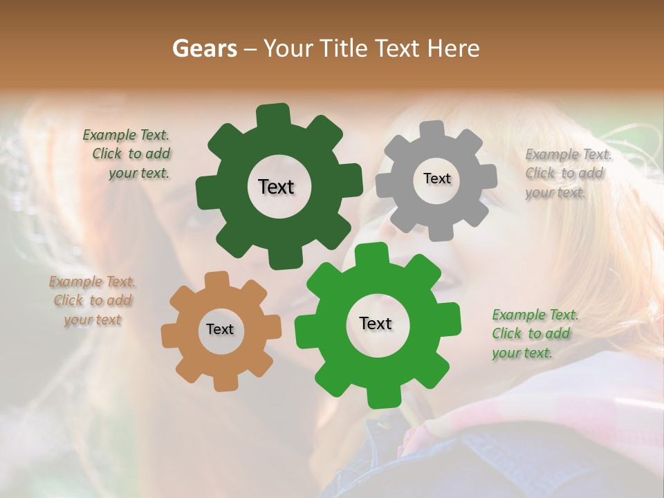 Cuddling Looking Hugging PowerPoint Template