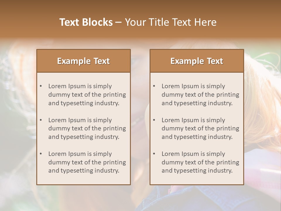 Cuddling Looking Hugging PowerPoint Template
