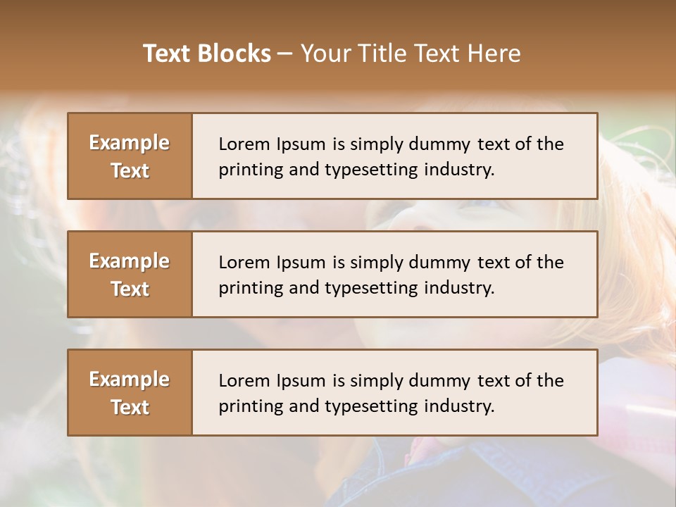 Cuddling Looking Hugging PowerPoint Template