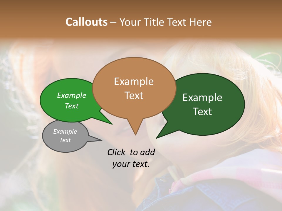 Cuddling Looking Hugging PowerPoint Template