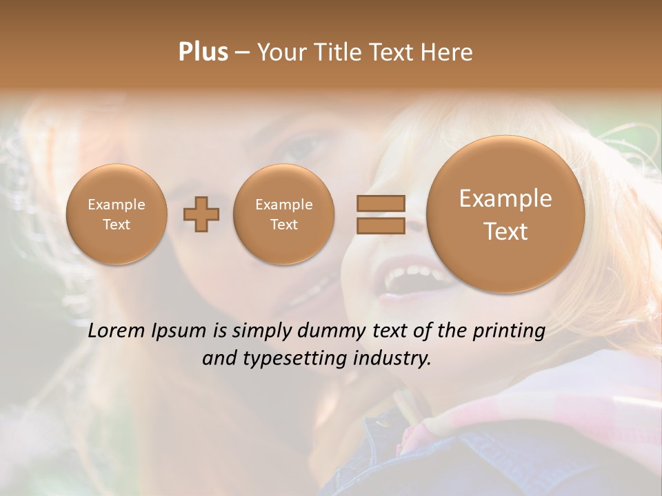 Cuddling Looking Hugging PowerPoint Template