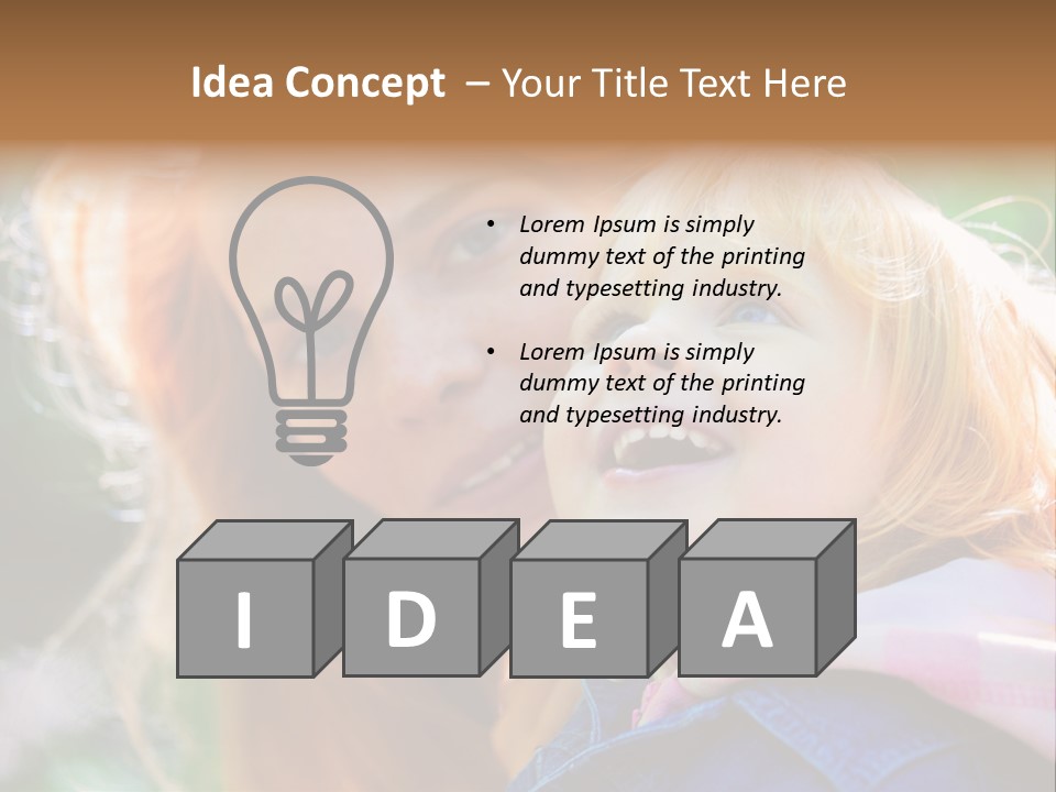 Cuddling Looking Hugging PowerPoint Template