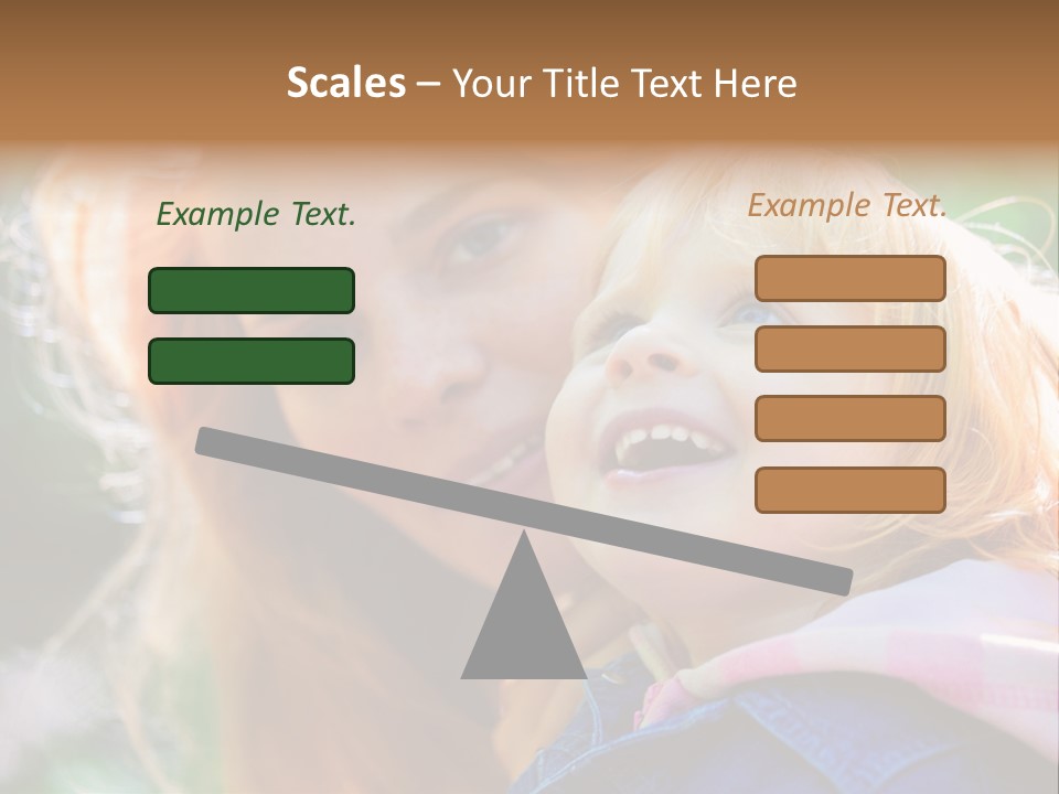 Cuddling Looking Hugging PowerPoint Template