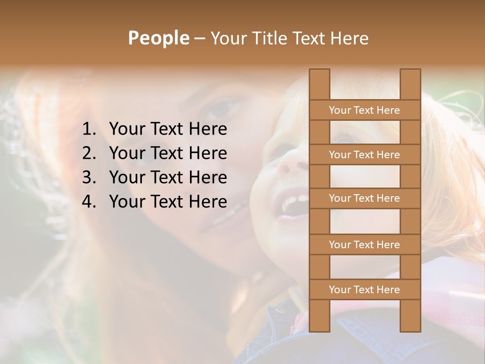 Cuddling Looking Hugging PowerPoint Template