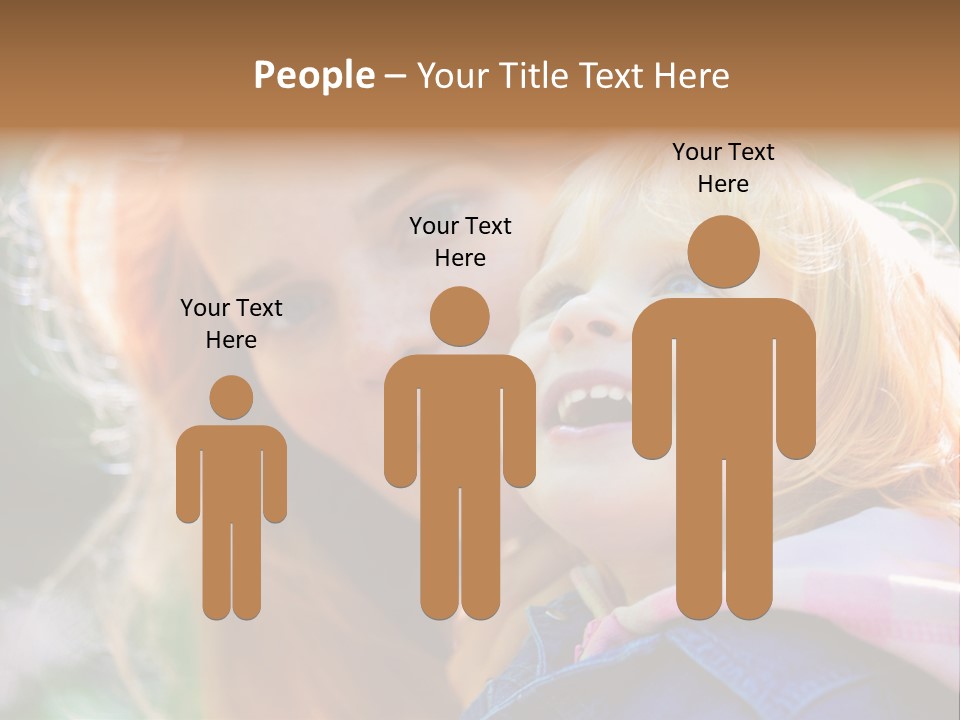 Cuddling Looking Hugging PowerPoint Template