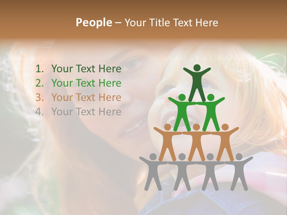 Cuddling Looking Hugging PowerPoint Template