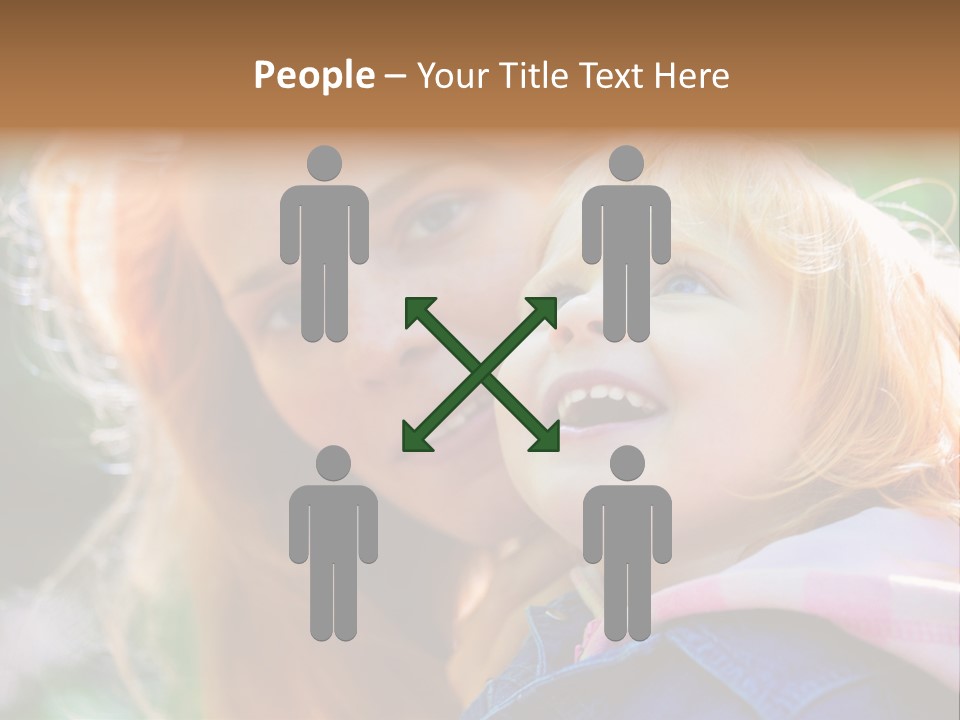 Cuddling Looking Hugging PowerPoint Template