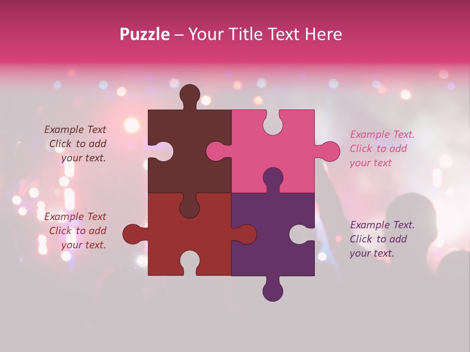 Song Happy Reflector PowerPoint Template